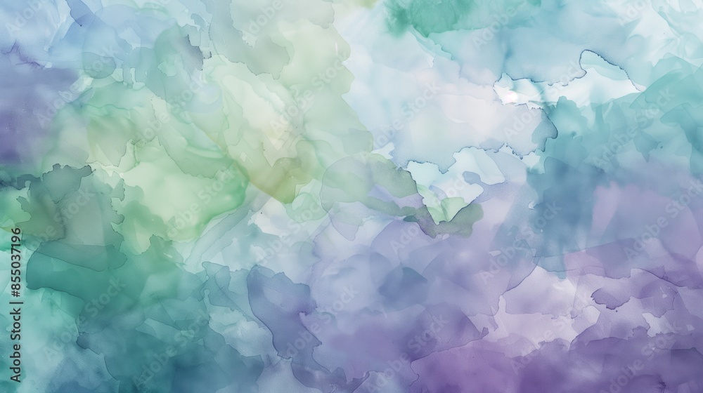 Soft Abstract Watercolor Background with Gentle Blends Soft Abstract Watercolor Background with Gentle Blends