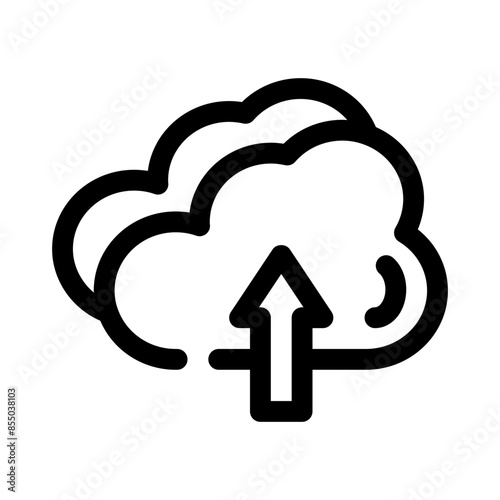upload line icon