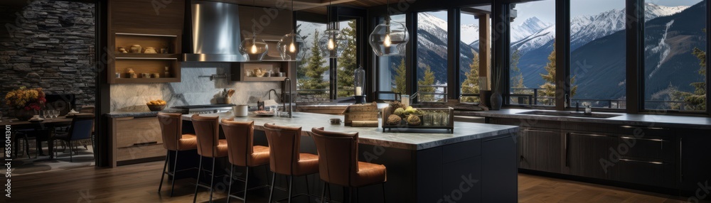 Contemporary Kitchen Design with Open Layout