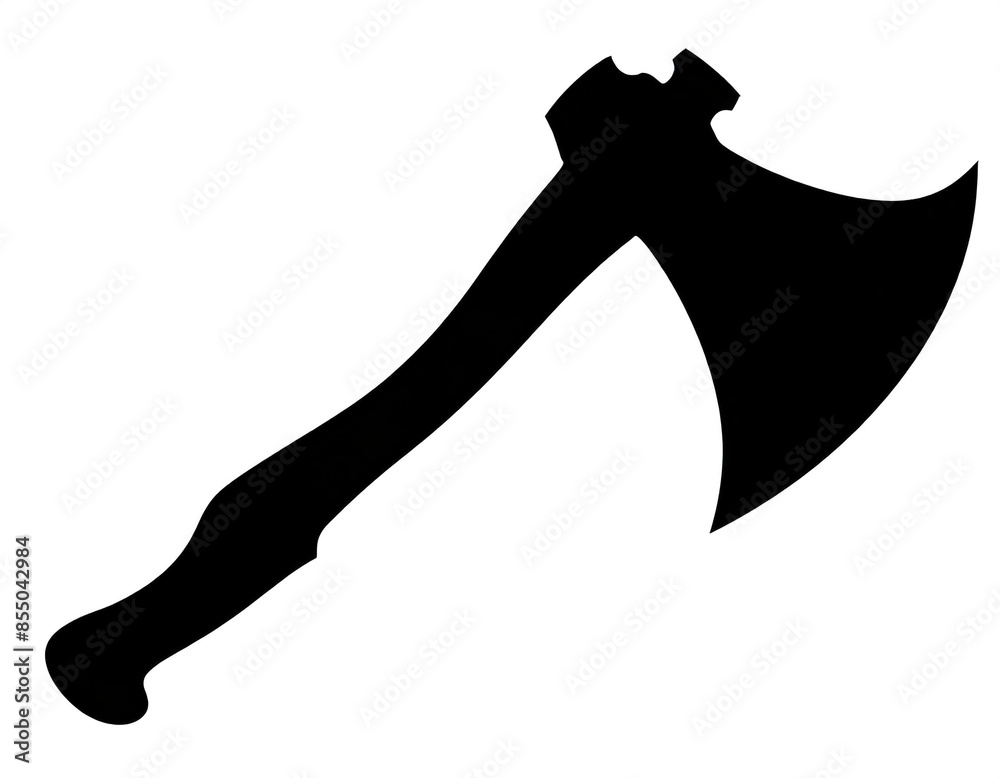 schwarze Silhouette Kontrast Axt icon isoliert auf weißen Hintergrund, Freisteller schwarze Silhouette Kontrast Axt icon isoliert auf weißen Hintergrund, Freisteller