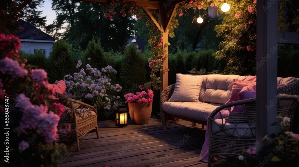 Fototapeta premium Cozy Outdoor living