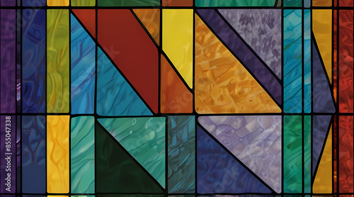 Glass Mosaic Art Pattern photo