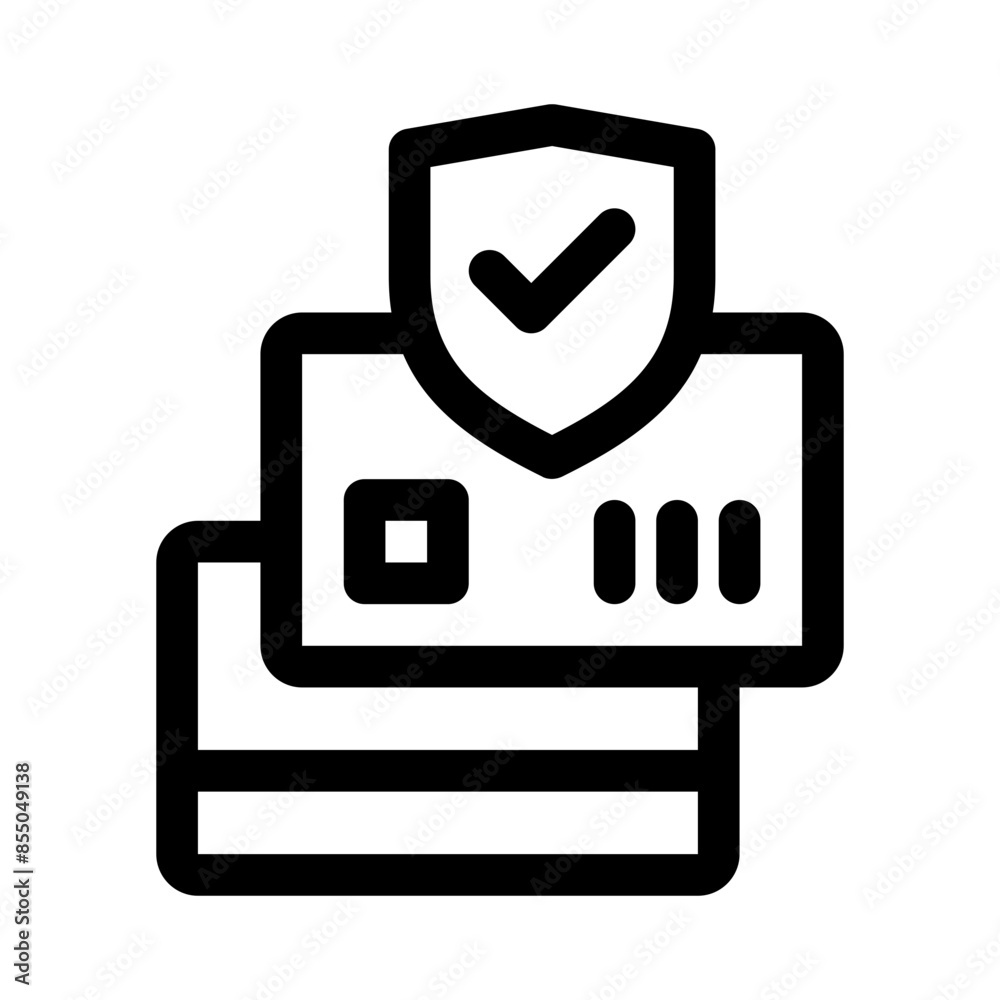 credit card line icon credit card line icon