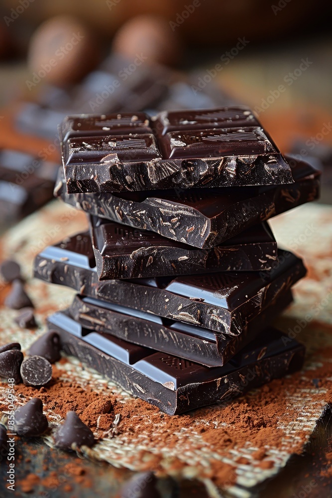Dark chocolate bars Dark chocolate bars