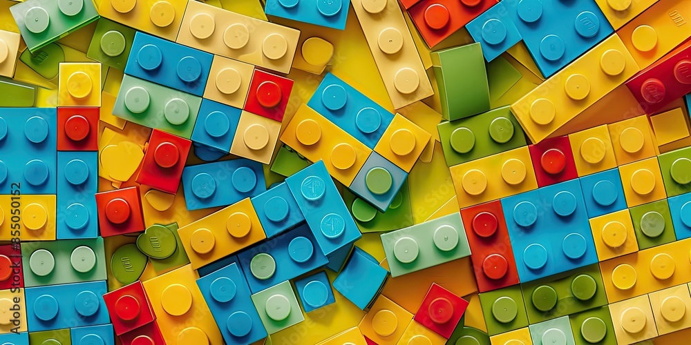 A Colorful Pattern Made of Bricks in the Style of Pixel Art: Vibrant and Playful Digital Design A Colorful Pattern Made of Bricks in the Style of Pixel Art: Vibrant and Playful Digital Design