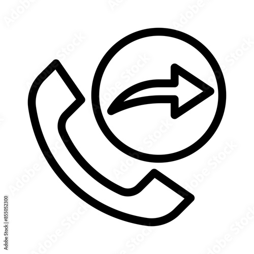 outgoing call line icon