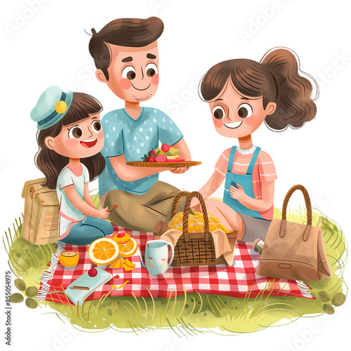 Happy Family Picnic