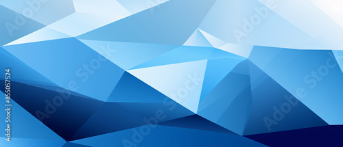 Abstract blue geometrical background, design template, modern digital art concept illustration.