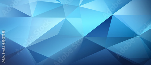 Abstract blue geometrical background, design template, modern digital art concept illustration.