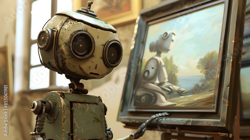 Robotic Exploring the Cultural Significance of Recreating Famous Masterpieces