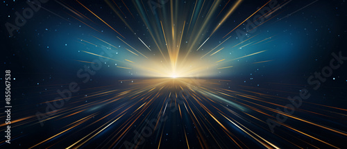 Dark blue golden royal awards graphics background, elegant design, luxurious aesthetic concept.