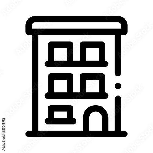appartment line icon