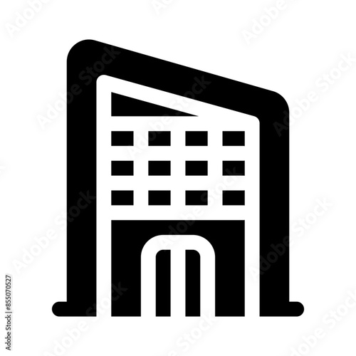 hotel glyph icon