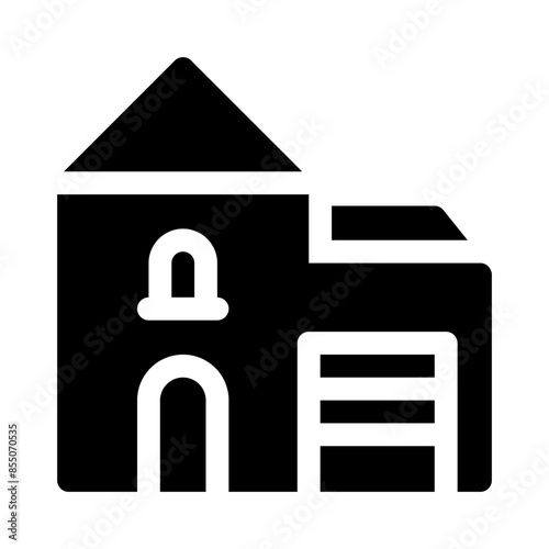Chalet glyph icon