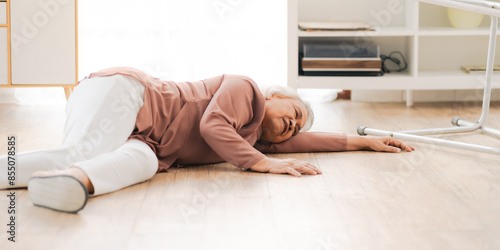 Protecting Senior Health: Asian Elderly Secure Insurance Against Physical Risks like Falls and Injuries at Home, Supporting Comfortable Living and Assisting with Aging Challenges photo