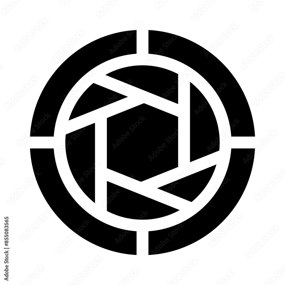 aperture glyph icon