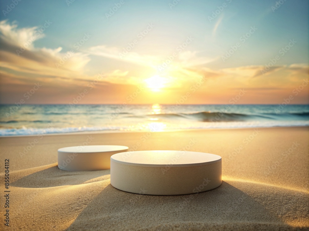 sunset on the beach product placement background sunset on the beach product placement background