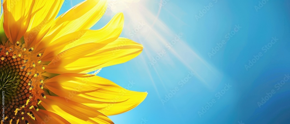Obraz premium Sunlit Sunflower