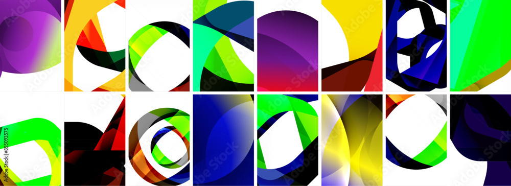 Collection of abstract background with waves, colorful shapes and 3d shadow effect. Vector Illustration For Wallpaper, Banner, Background, Card, Book Illustration, landing page Collection of abstract background with waves, colorful shapes and 3d shadow effect. Vector Illustration For Wallpaper, Banner, Background, Card, Book Illustration, landing page