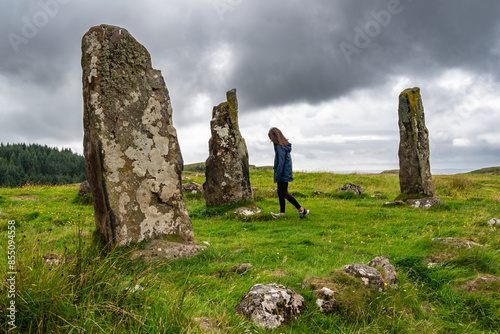 Tableau sur toile Scottish monolith