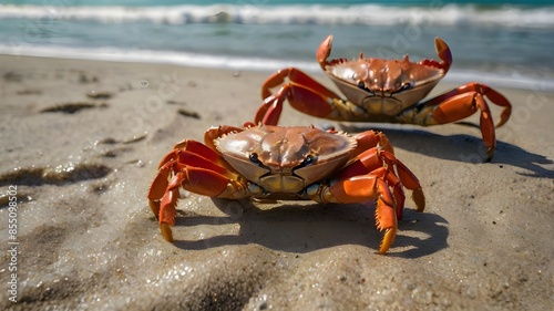 crab on the beach