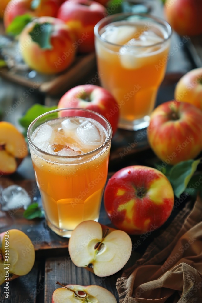 Fototapeta premium Flavorful apple cider
