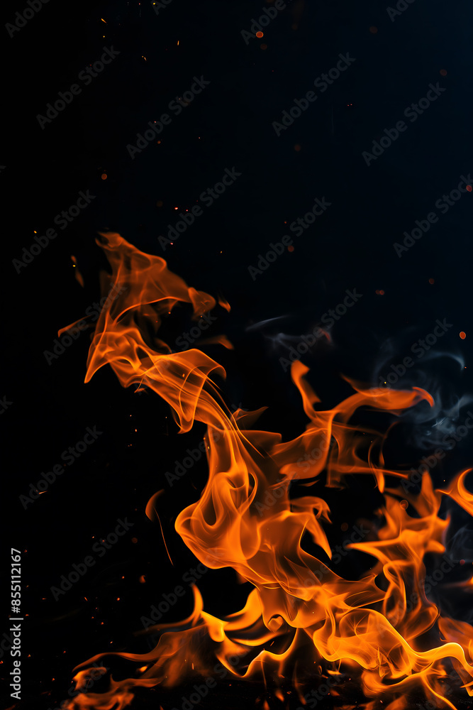 Intense Flames Igniting The Darkness With Vibrant Fire Dance Intense Flames Igniting The Darkness With Vibrant Fire Dance