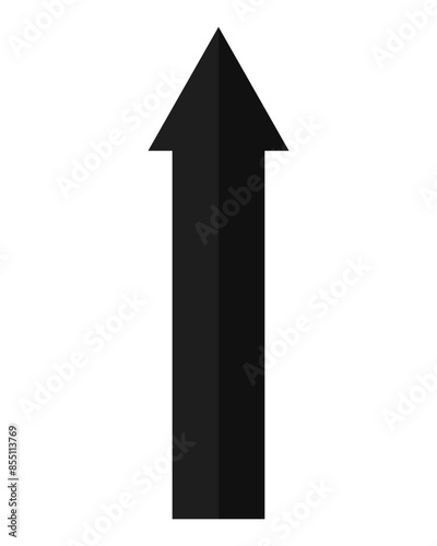 Black on white Arrow icon.. Arrow isolated vector graphic elements.