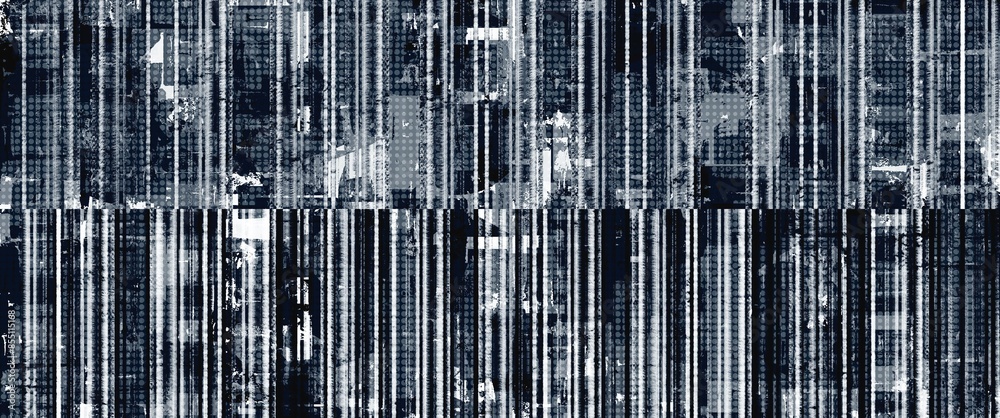 Obraz premium dark blue abstract background with vertical stripes