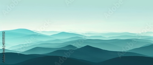 Misty Mountain Layers