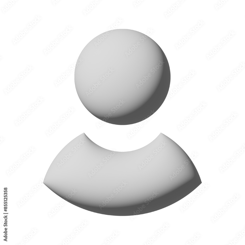 Vector flat illustration in grayscale. 3D avatar, user profile, person icon, gender neutral silhouette, profile picture. Suitable for social media profiles, icons, screensavers and as a template. Vector flat illustration in grayscale. 3D avatar, user profile, person icon, gender neutral silhouette, profile picture. Suitable for social media profiles, icons, screensavers and as a template.