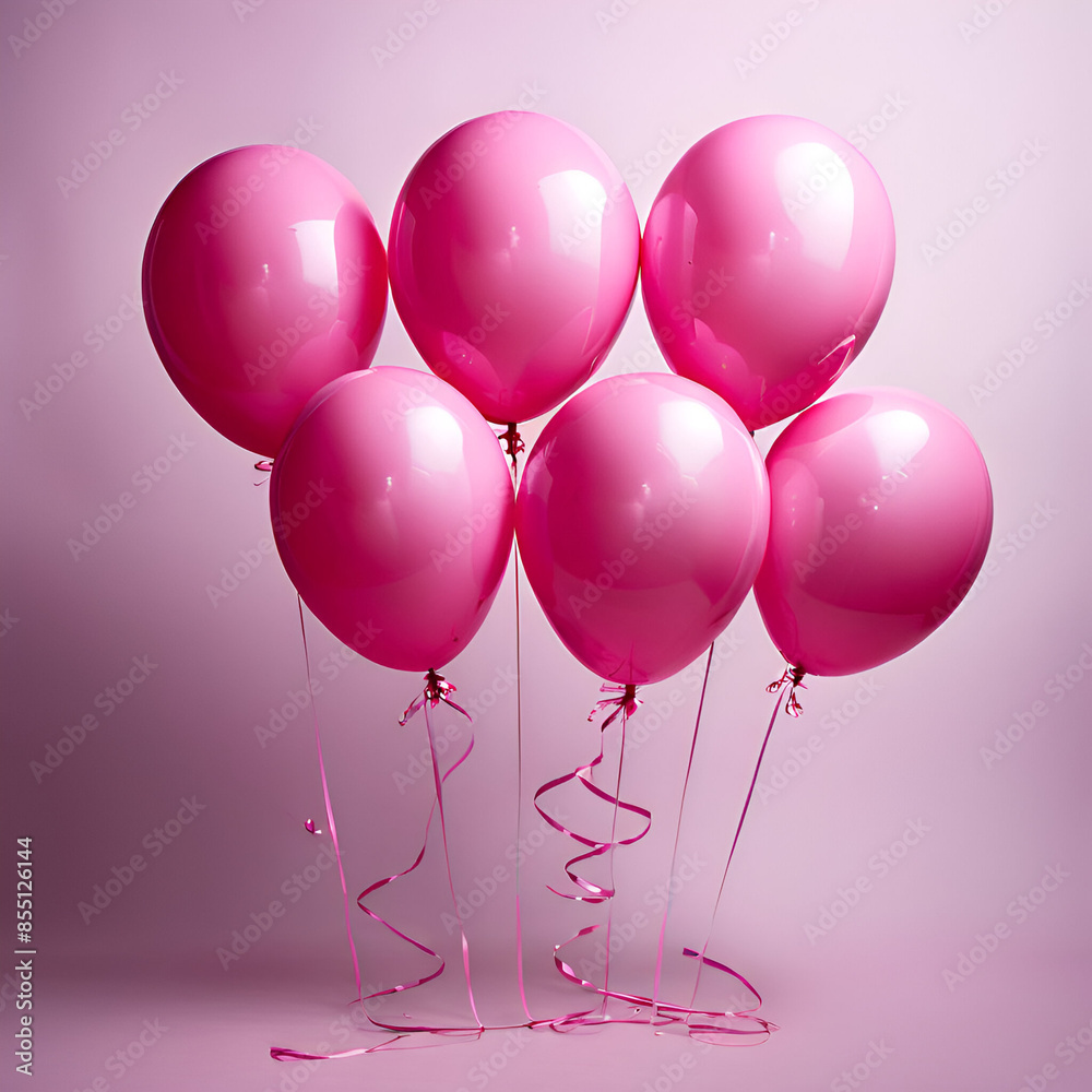 Pink balloons ideal for a girl's birthday party or pregnancy celebration, symbolizing joy, sweetness, and a warm, welcoming atmosphere for both occasions. Pink balloons ideal for a girl's birthday party or pregnancy celebration, symbolizing joy, sweetness, and a warm, welcoming atmosphere for both occasions.