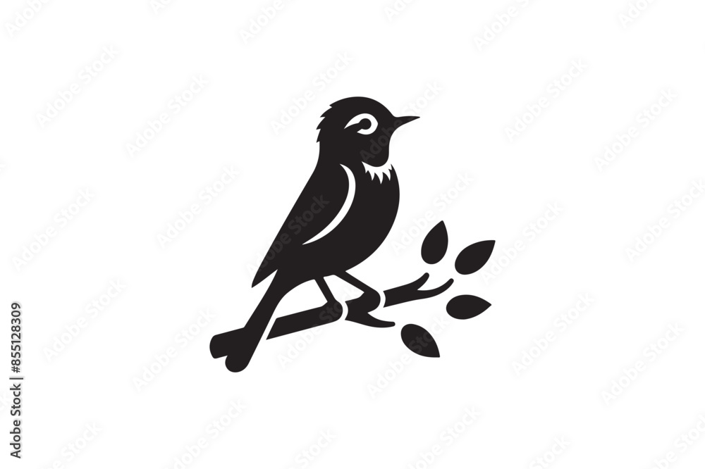 Obraz premium High-Quality Bird Silhouette Vector Graphics