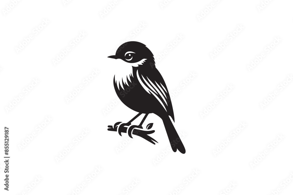 Obraz premium High-Quality Bird Silhouette Vector Graphics
