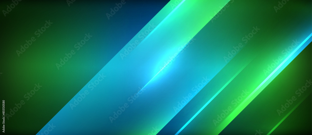 Neon dynamic diagonal light rays background. Techno digital geometric concept design for wallpaper, banner, presentation, background Neon dynamic diagonal light rays background. Techno digital geometric concept design for wallpaper, banner, presentation, background