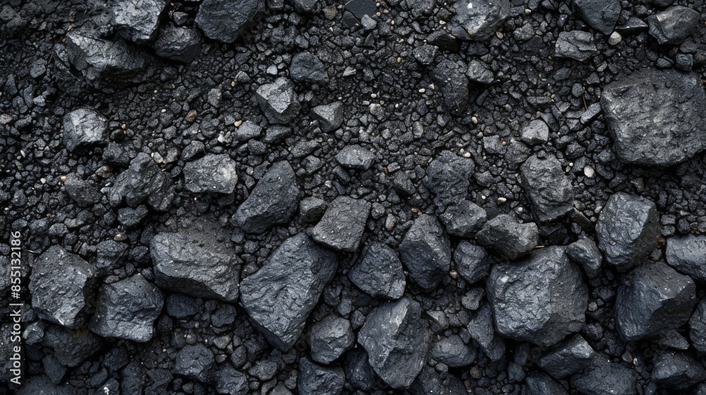 Close-up of smooth dark grey asphalt pavement with tiny rocks embedded Close-up of smooth dark grey asphalt pavement with tiny rocks embedded