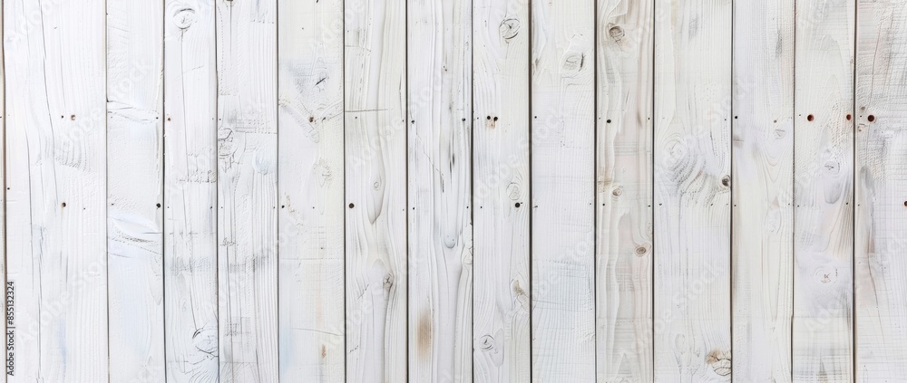 Smooth white painted wood planks detail background Smooth white painted wood planks detail background