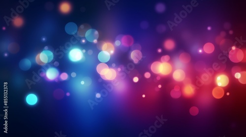 Beautiful bokeh light background, abstract blur defocused colorful background.