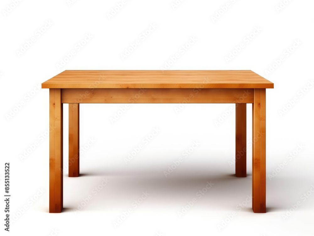 Table isolated on white background Table isolated on white background