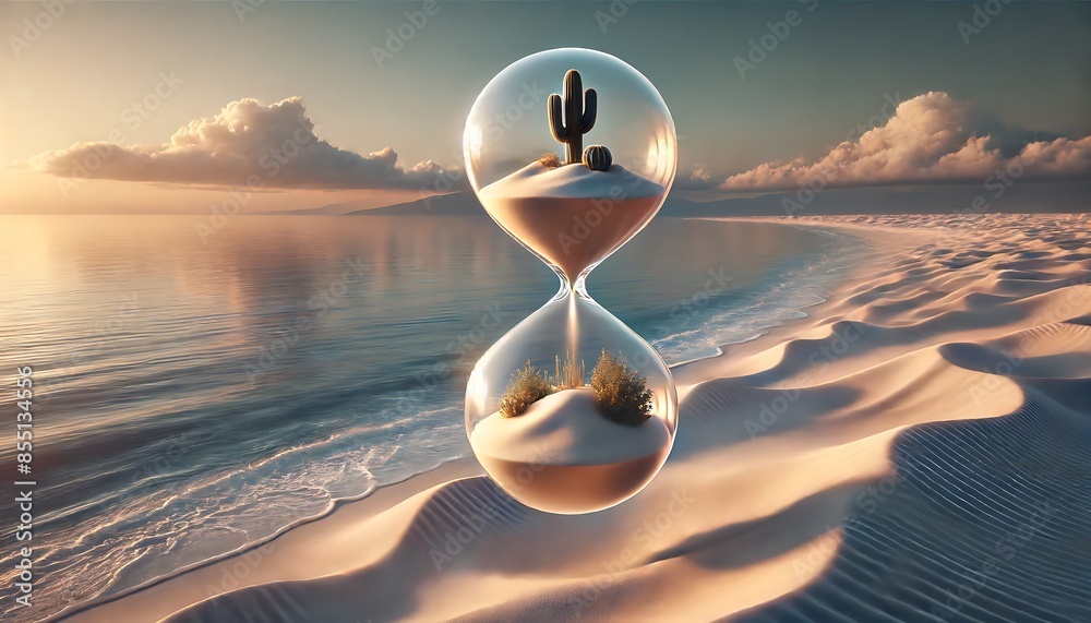 Desert Inside an Hourglass by the Seashore
Desert Inside an Hourglass by the Seashore