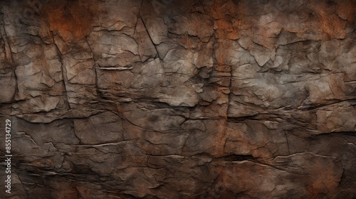 Wallpaper Mural Closeup of rough uneven texture with cracks as abstract background Torontodigital.ca