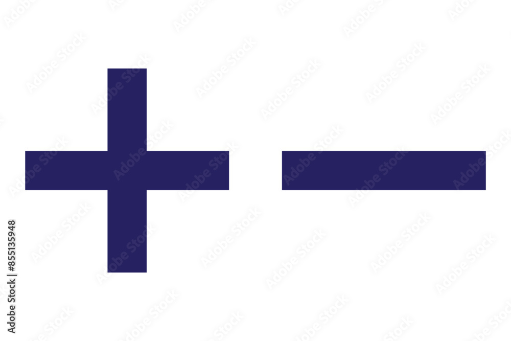 Simple plus and minus icon Simple plus and minus icon