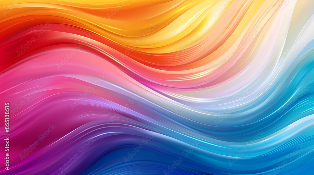 Abstract flowing liquid background material, 3D rendering abstract fluid background ,Rainbow iridescent glossy satin wavy drapery Abstract flowing liquid background material, 3D rendering abstract fluid background ,Rainbow iridescent glossy satin wavy drapery