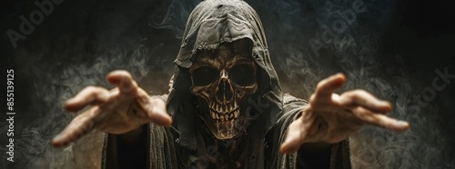 A Grim Reaper Reaches Out From the Shadows