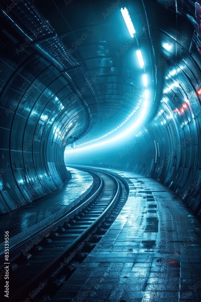 futuristic tunnel 
