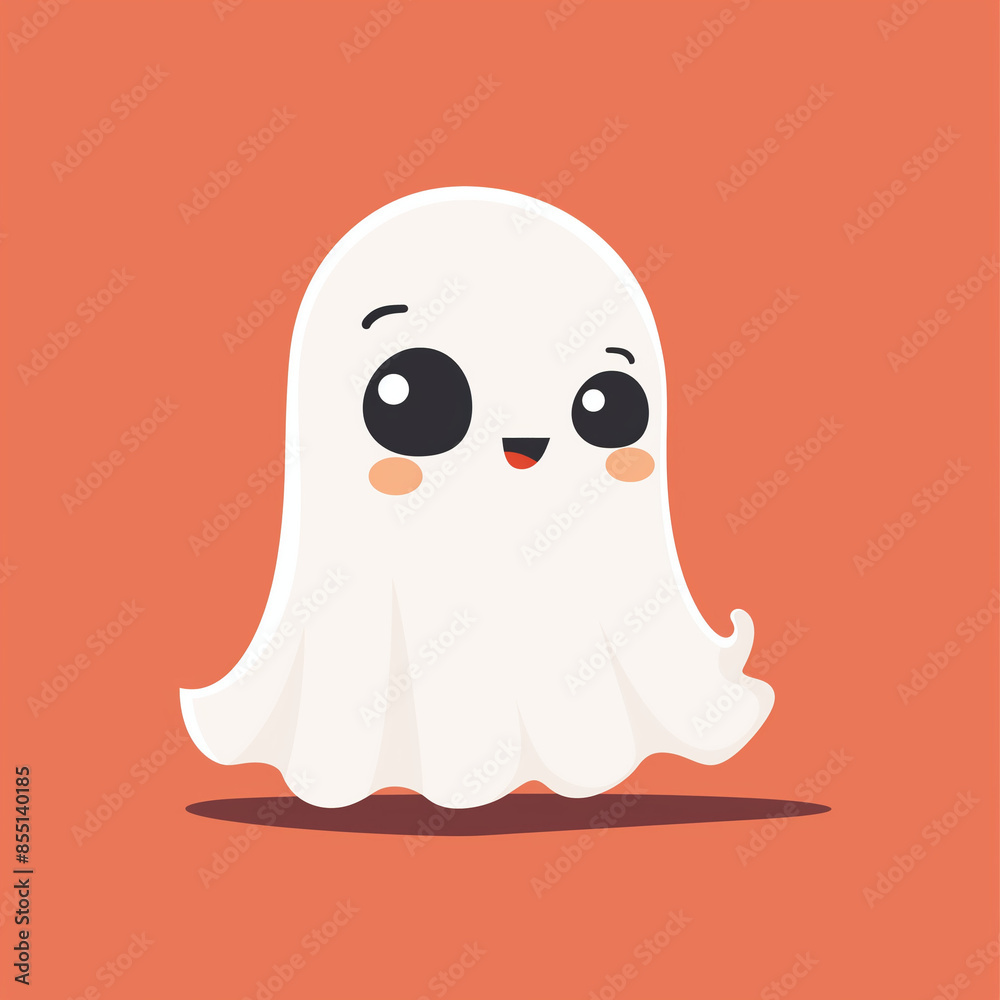 cute neo pop Halloween concept,the ghost cute neo pop Halloween concept,the ghost