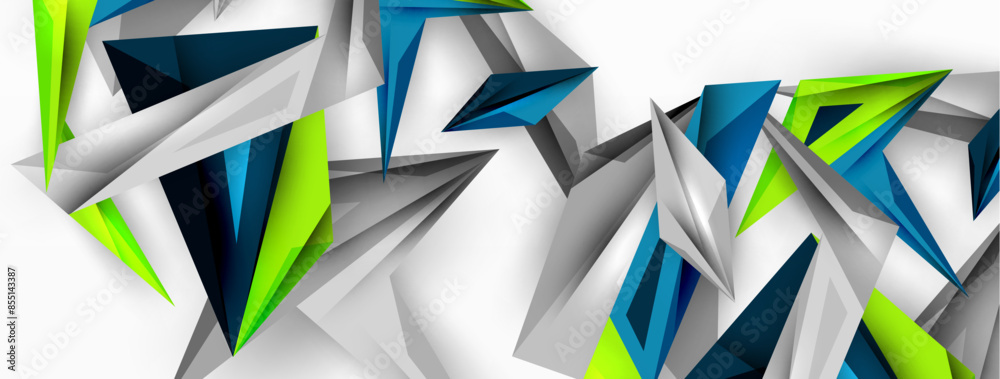 Minimal geometric abstract background. Low poly dynamic triangle design. Trendy techno business template for wallpaper, banner, background or landing Minimal geometric abstract background. Low poly dynamic triangle design. Trendy techno business template for wallpaper, banner, background or landing