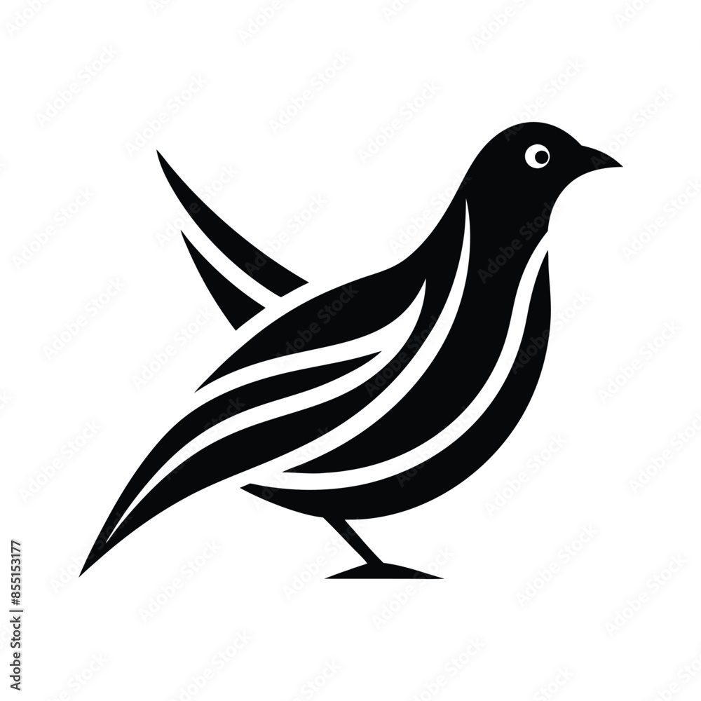 Fototapeta premium Bird logo design vector template