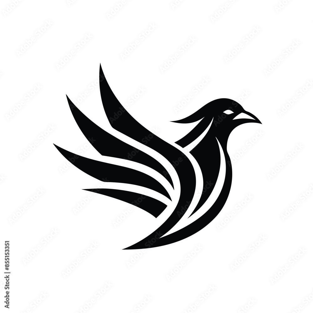 Fototapeta premium Bird logo design vector template