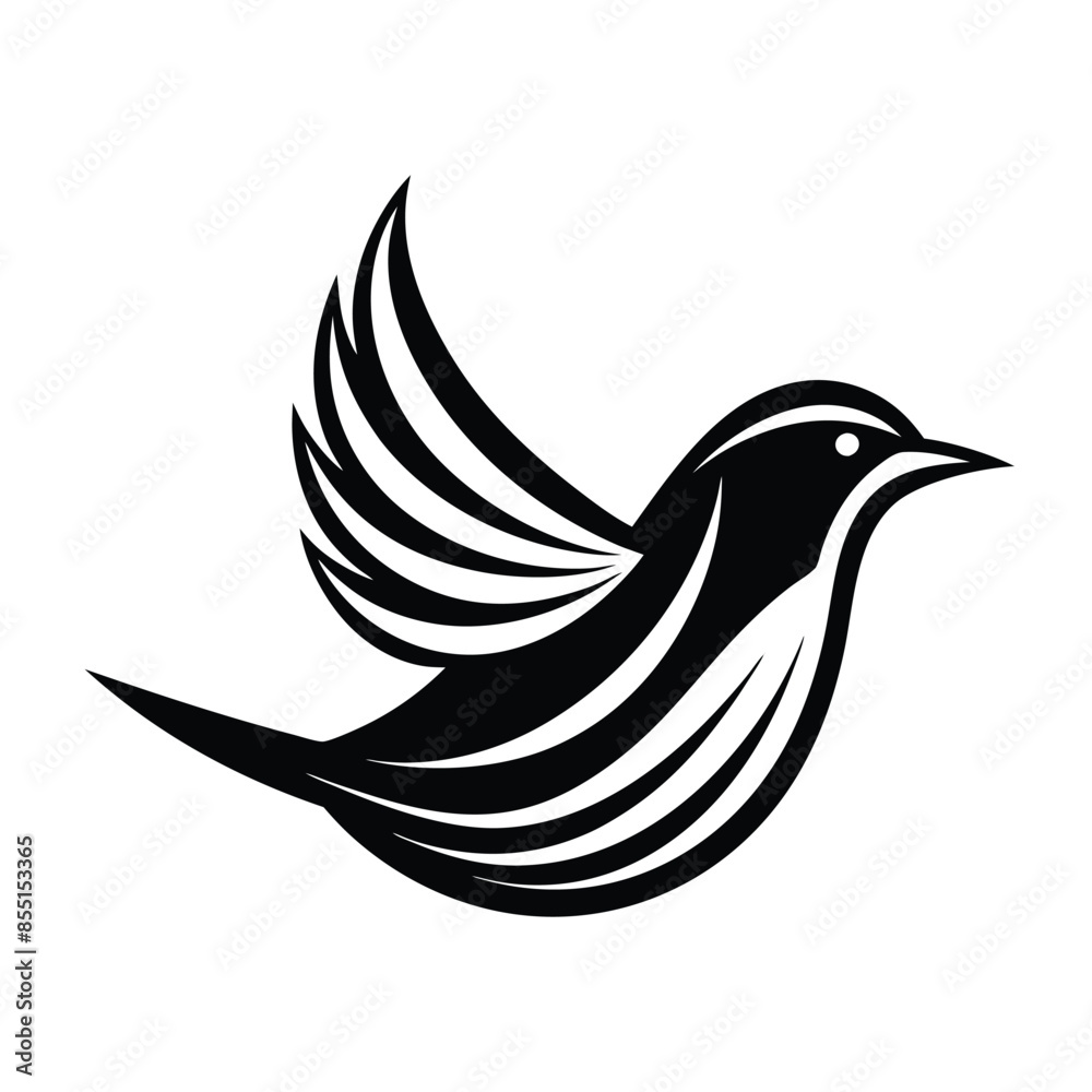 Obraz premium Bird logo design vector template